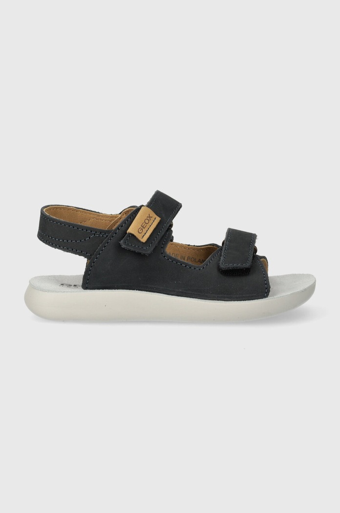 Geox sandały nubukowe dziecięce SANDAL LIGHTFLOPPY J45GQC.00032.28.35 granatowy SS24
