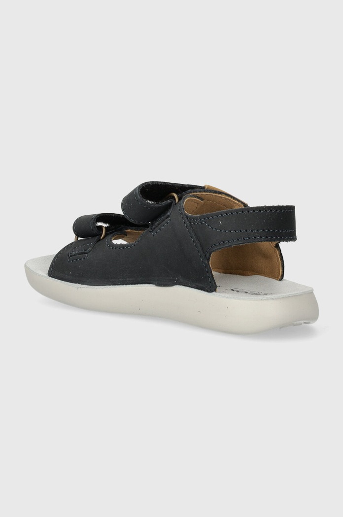 Chłopiec Geox sandały nubukowe dziecięce SANDAL LIGHTFLOPPY J45GQC.00032.28.35 granatowy