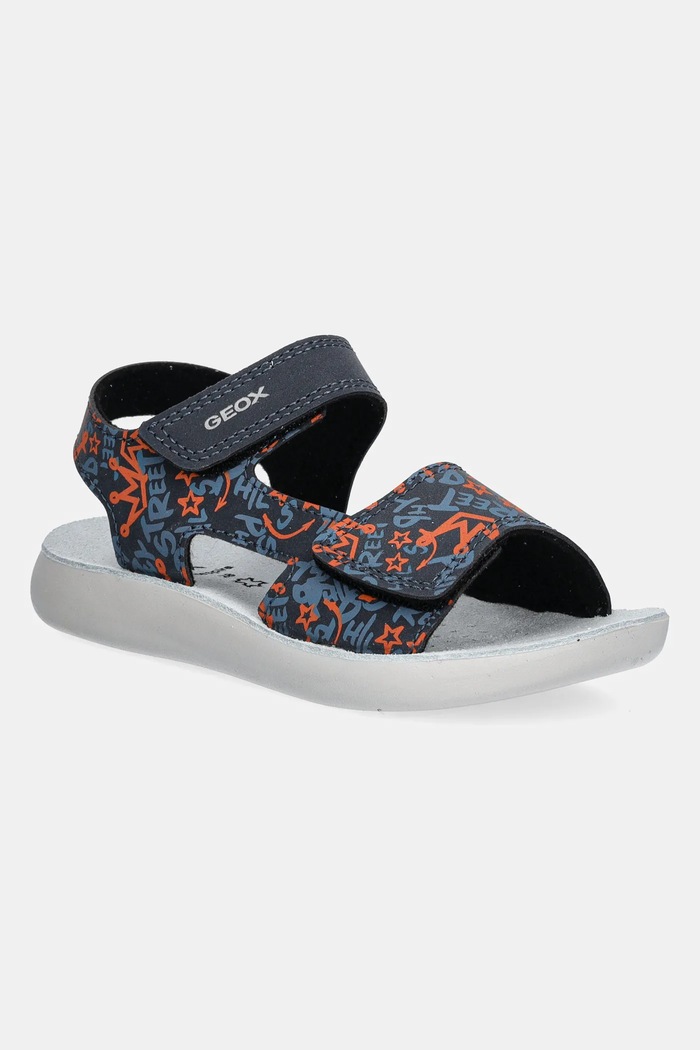 Geox sandale copii SANDAL LIGHTFLOPPY piele albastru J45GQE.000CE.28.35