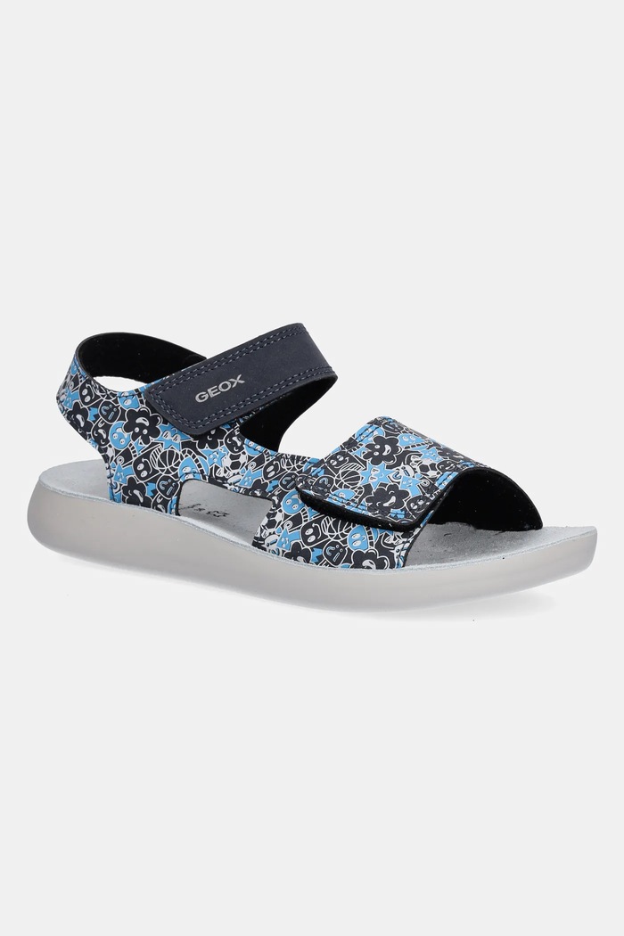 Dětské sandály Geox SANDAL LIGHTFLOPPY modrá J45GQE.000CE.36.39