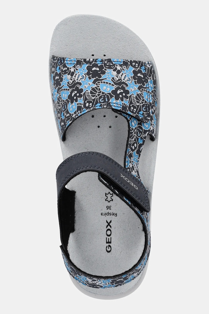 Dětské sandály Geox SANDAL LIGHTFLOPPY modrá J45GQE.000CE.36.39