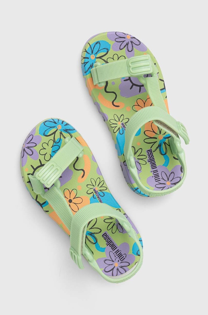 Chłopiec Melissa sandały dziecięce PLAYTIME BB M.35690 zielony