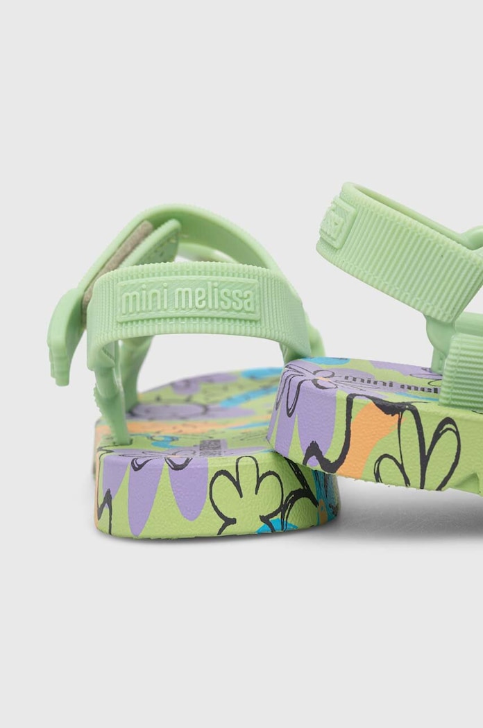 Melissa sandały dziecięce PLAYTIME BB M.35690 zielony