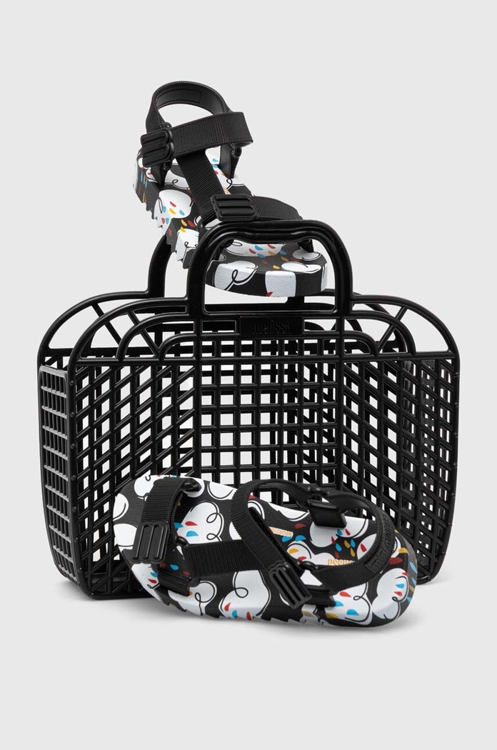 Melissa gyerek szandál PLAYTIME BB Planet friendly fekete M.35690