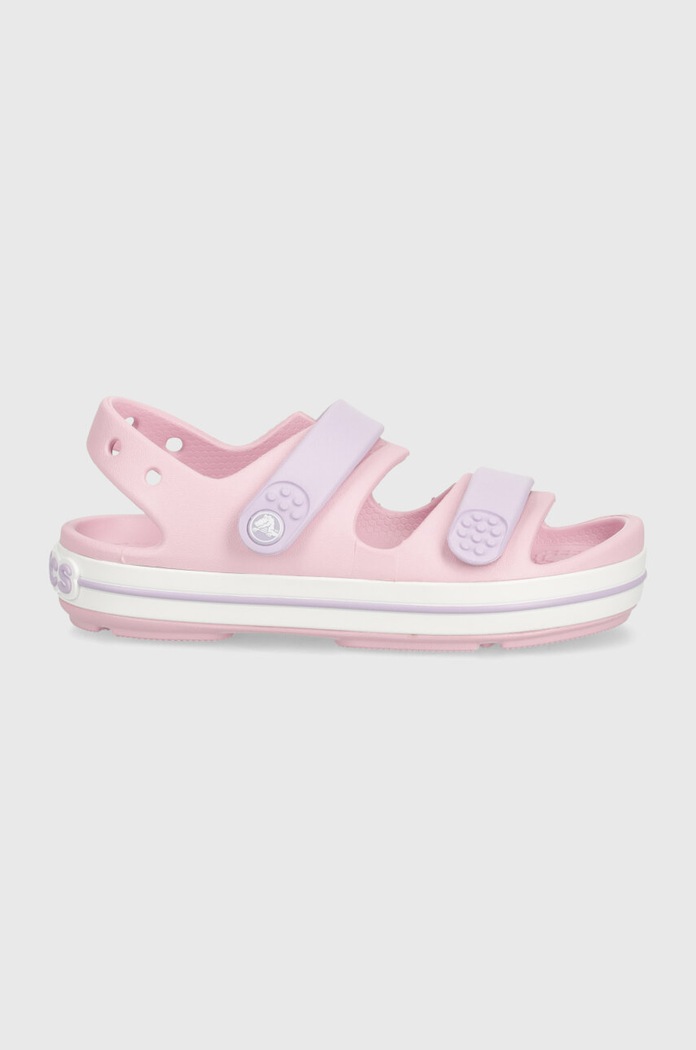 Crocs sandale pentru copii CROCBAND CRUISER SANDAL 209423.CROCS.CROCBAND.C roz SS26