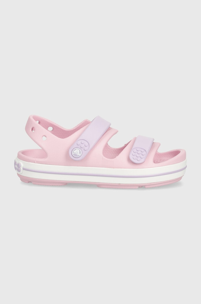Crocs sandale pentru copii CROCBAND CRUISER SANDAL 209423.CROCS.CROCBAND.C roz SS26