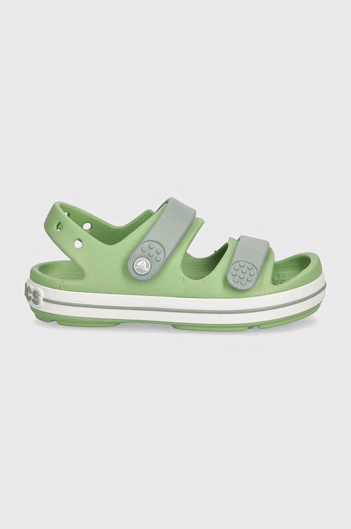 Crocs sandali otroški CROCBAND CRUISER SANDAL 209423.CROCS.CROCBAND.C zelena SS26