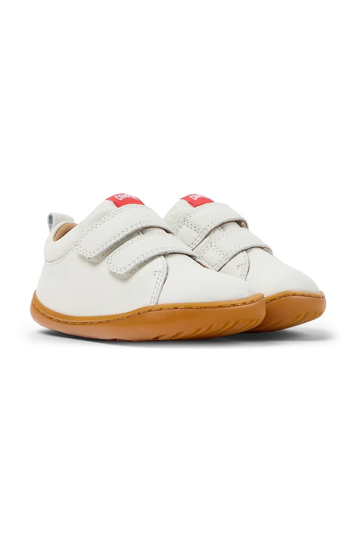 Detské kožené poltopánky Camper K800405 béžová SS26