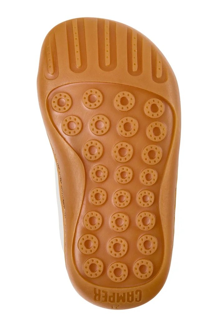 Detské kožené poltopánky Camper K800405 béžová