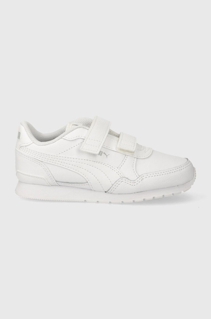 Puma sneakersy dziecięce ST Runner v3 L V PS imitacja skóry licowej biały 384905