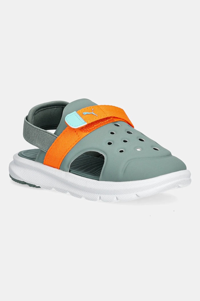 Puma sandały dziecięce Evolve AC Inf zielony 389148