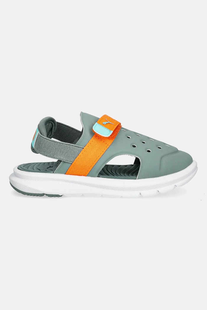 Puma sandały dziecięce Evolve AC Inf 389148 zielony SS25