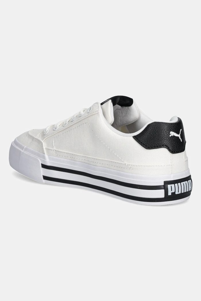 Chlapec Detské tenisky Puma Court Classic Vulc FS JR 396558 biela