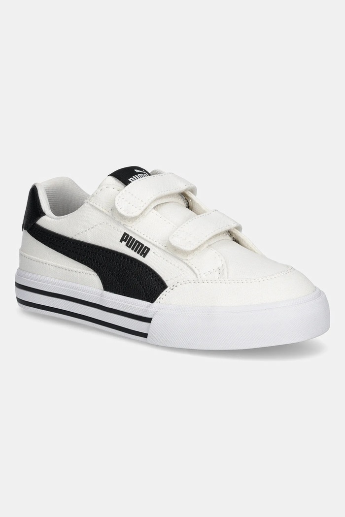 Detské tenisky Puma Court Classic Vulc FS V PS textilný biela 396560
