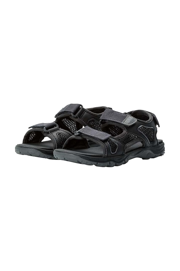 Παιδικά σανδάλια Jack Wolfskin TARACO BEACH απομίμηση λείου δέρματος μαύρο 4039531.34.40