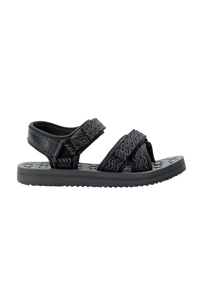 Παιδικά σανδάλια Jack Wolfskin ZULU 4052971.26.33 μαύρο SS24