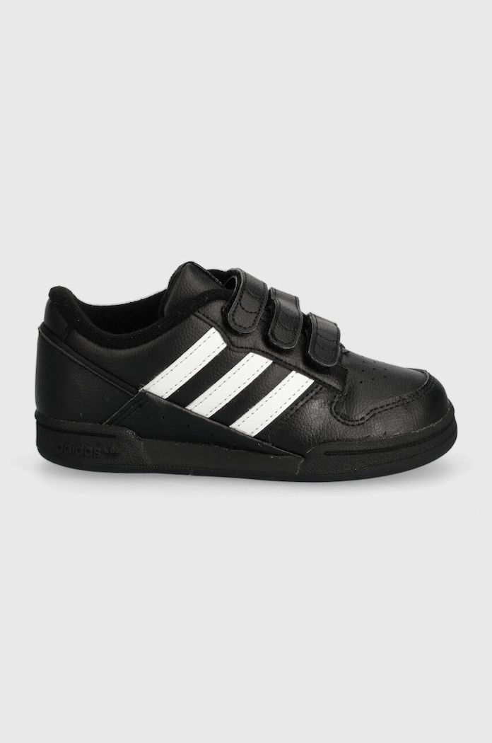 Dječje kožne tenisice adidas Originals ID6636 crna AW24