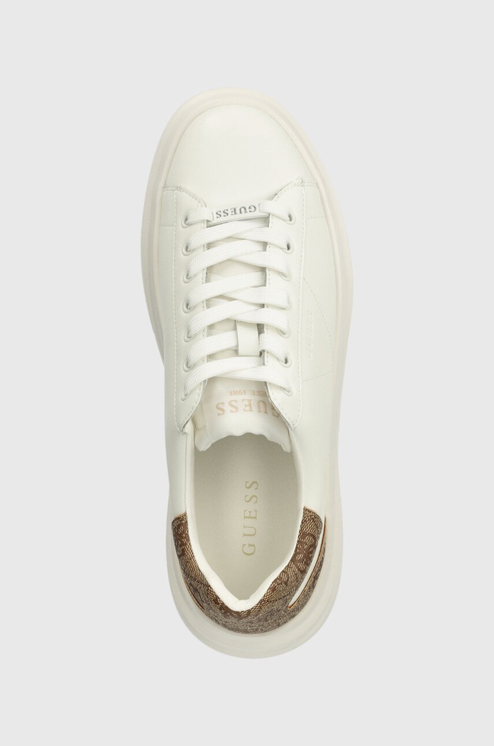 Tenisice Guess ELBA bijela FMPVIB.LEA12.WBEIB