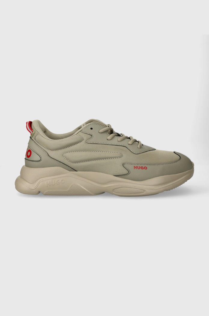 HUGO sneakersy Leon syntetyczny szary 50504799.266