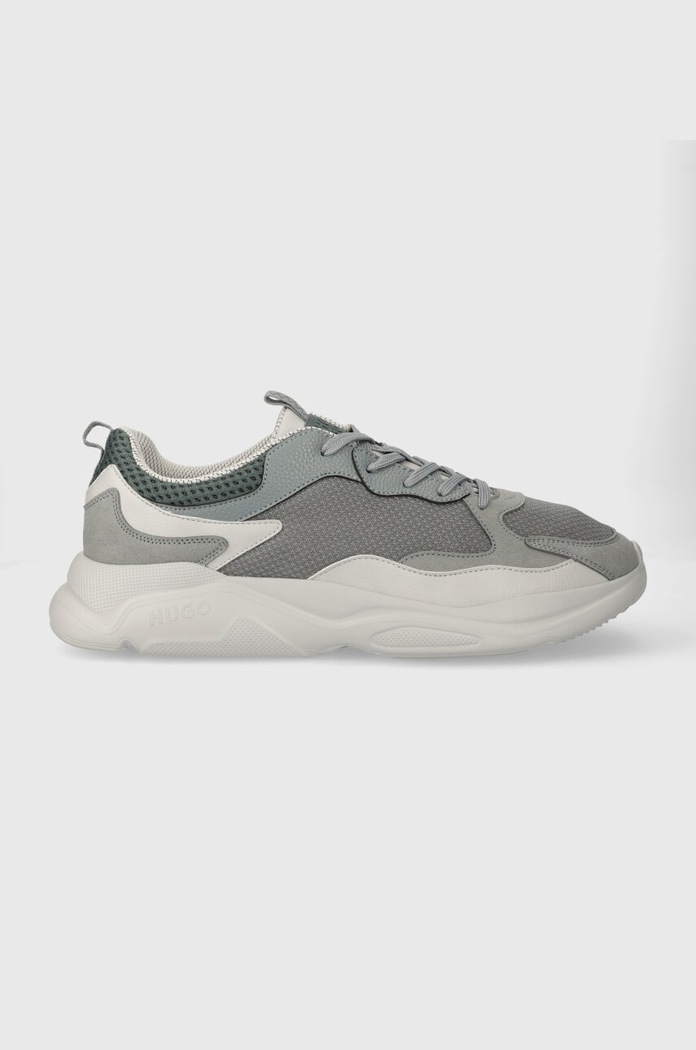 HUGO sneakersy Leon syntetyczny szary 50510309.021