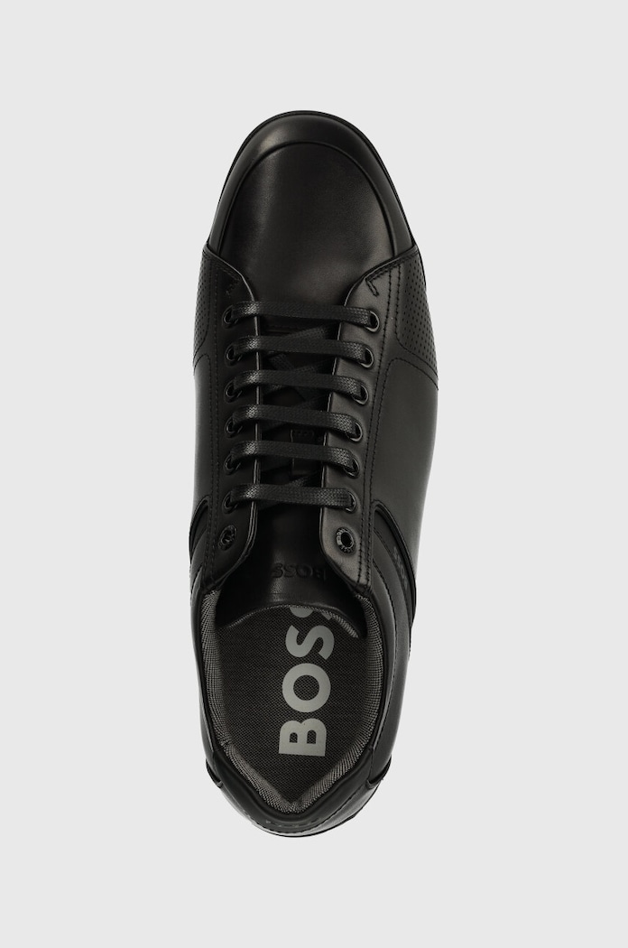 Kožené tenisky BOSS Saturn černá 50498282.001