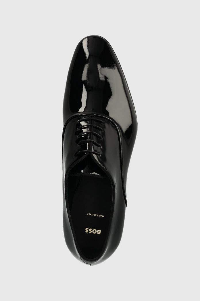 Kožené polobotky BOSS Evening černá 50499833.001