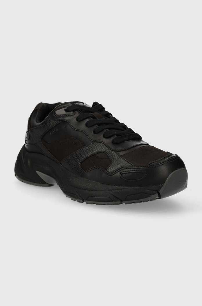 Kožené tenisky BOSS Levitt 50513142.005 černá SS24