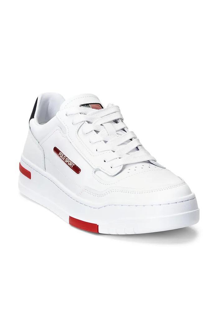 Kožené tenisky Polo Ralph Lauren Ps 300 809931902001.100 bílá SS24