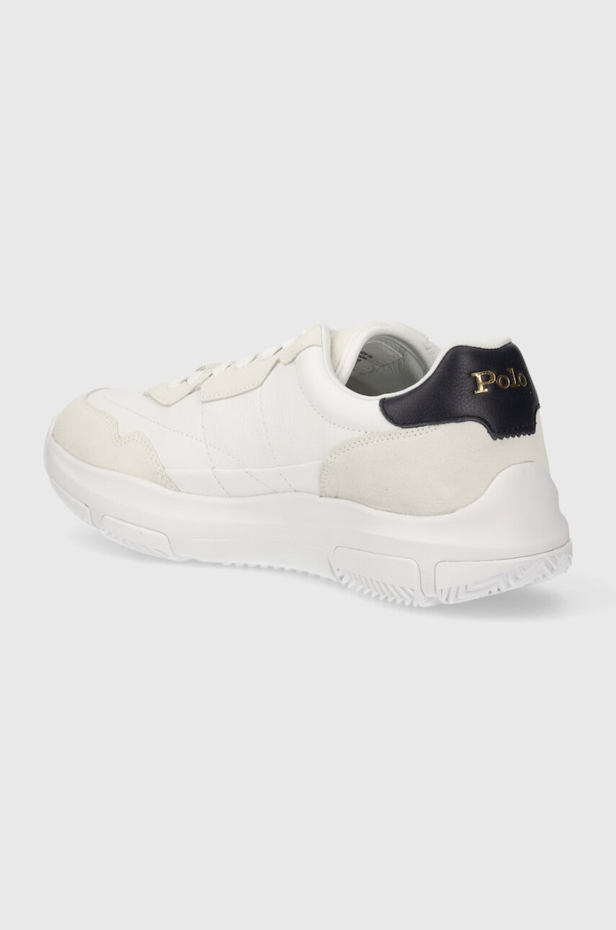 Încălțăminte Polo Ralph Lauren sneakers din piele Spa Racer100 809931239001.100 alb