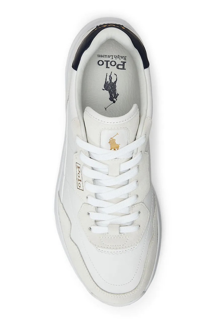 Obuv Kožené tenisky Polo Ralph Lauren Spa Racer100 809931239001.100 biela