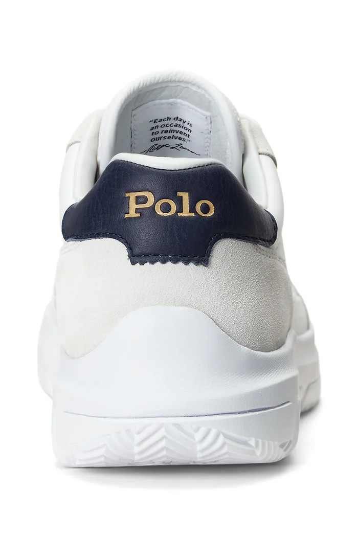 Kožené tenisky Polo Ralph Lauren Spa Racer100 biela 809931239001.100