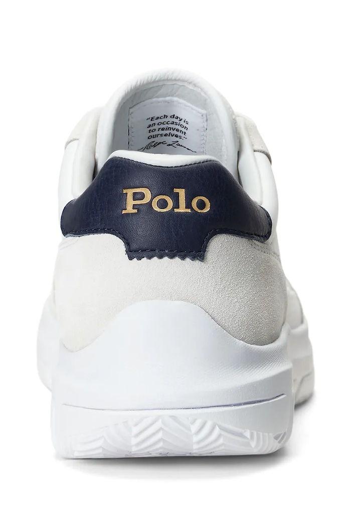 Kožené tenisky Polo Ralph Lauren Spa Racer100 bílá 809931239001.100
