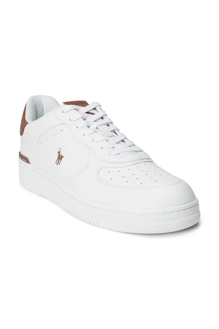 Polo Ralph Lauren sneakersy skórzane Masters Crt 809923071002.100 biały AW24