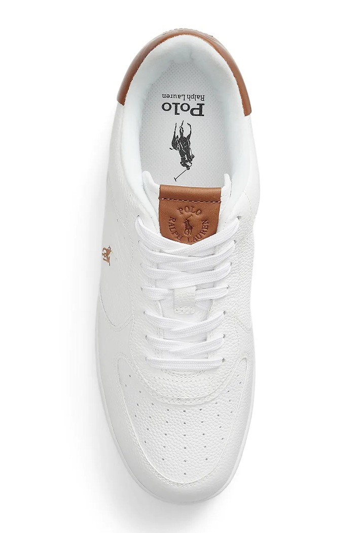 Obuwie Polo Ralph Lauren sneakersy skórzane Masters Crt 809923071002.100 biały