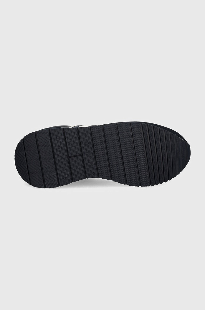 Tommy Jeans sneakersy skórzane TJM MODERN RUNNER EM0EM01316 granatowy