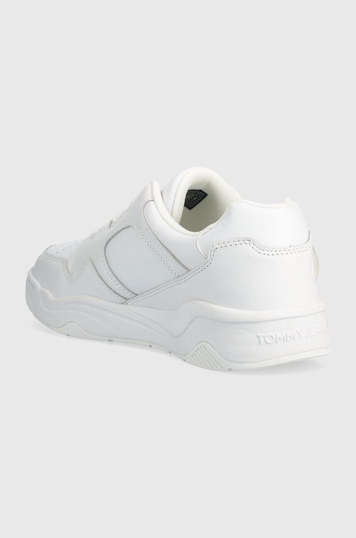 Boty Tenisky Tommy Jeans TJM LEATHER OUTSOLE COLOR EM0EM01350 bílá