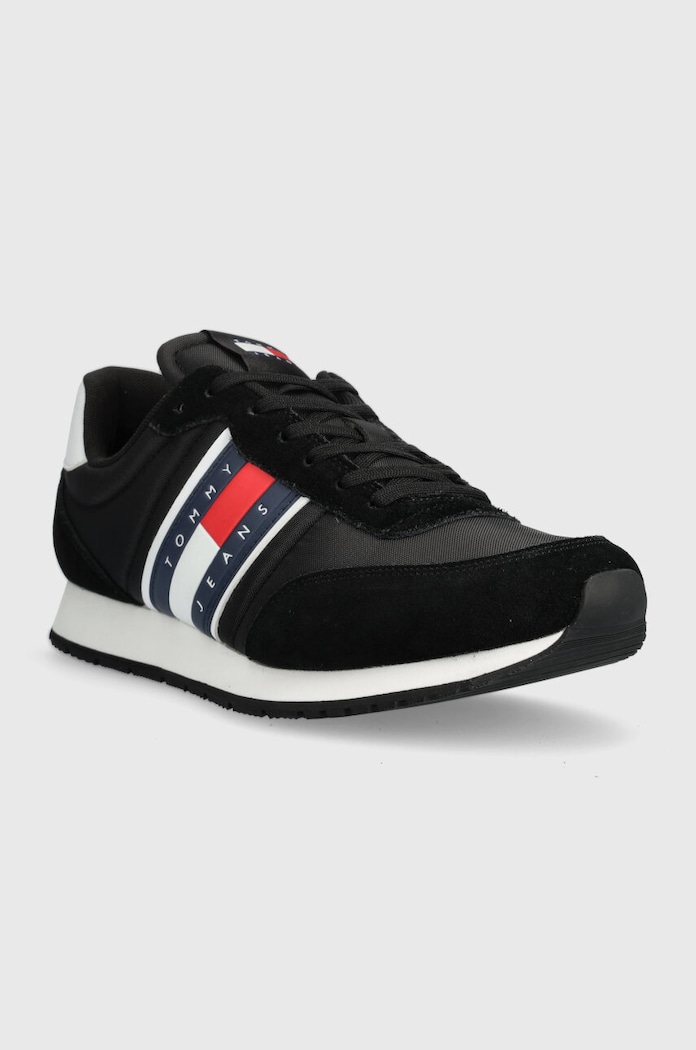 Sneakers boty Tommy Jeans TJM RUNNER CASUAL ESS EM0EM01351 černá SS25
