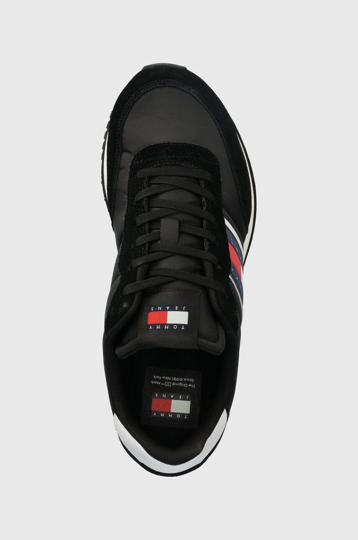 Sneakers boty Tommy Jeans TJM RUNNER CASUAL ESS černá EM0EM01351