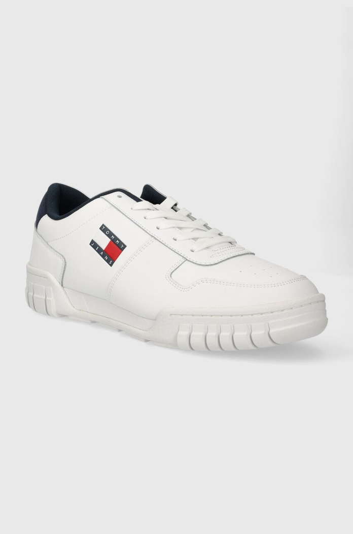 Sneakers boty Tommy Jeans TJM CUPSOLE ESS EM0EM01396 bílá SS24