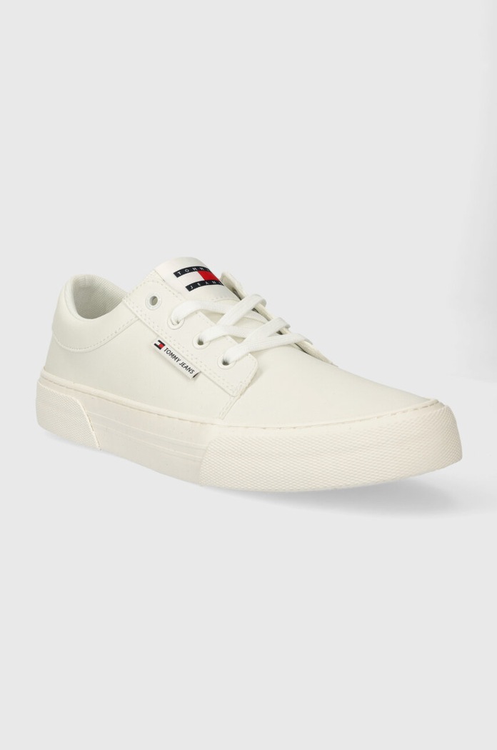 Tommy Jeans sneakersy TJM VULC. SKATE DERBY ESS EM0EM01400 biały AW24