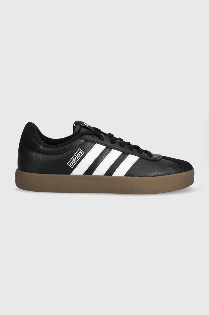 adidas sportcipő COURT művelúr fekete ID6286