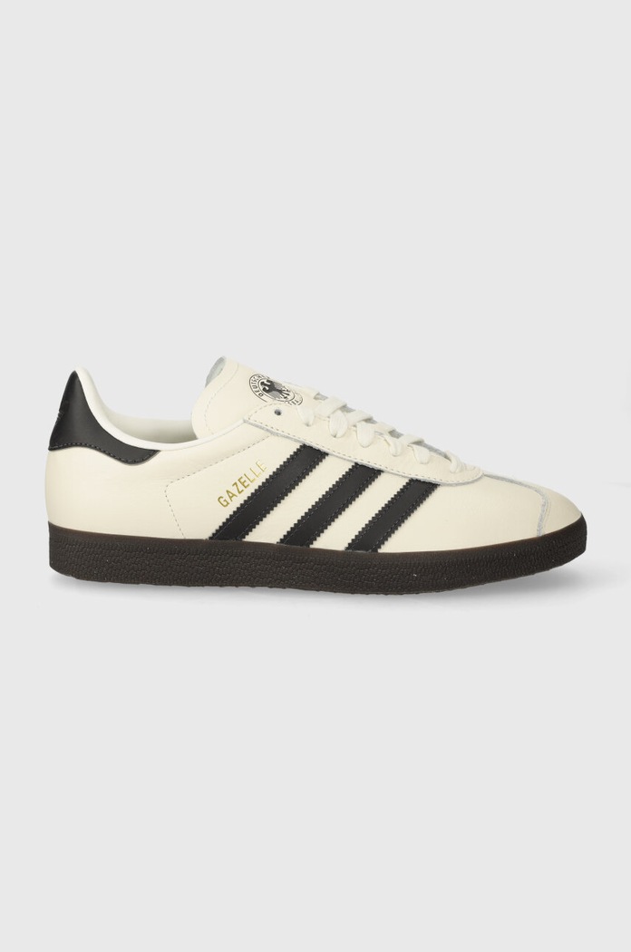 adidas Originals sneakers din piele Gazelle mic de statură alb ID3719