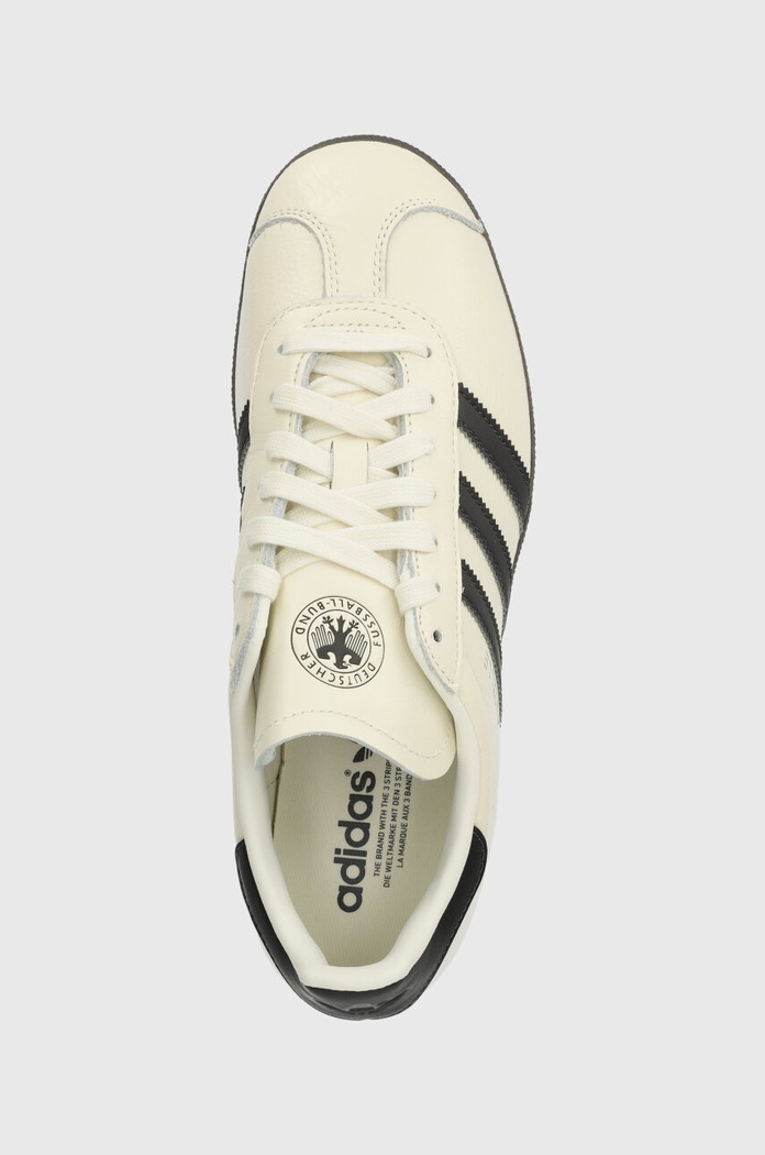 adidas Originals sneakers din piele Gazelle alb ID3719