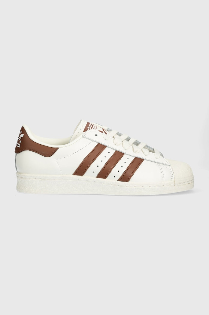 Kožne tenisice adidas Originals Superstar 82 zrnata koža bijela IF6199