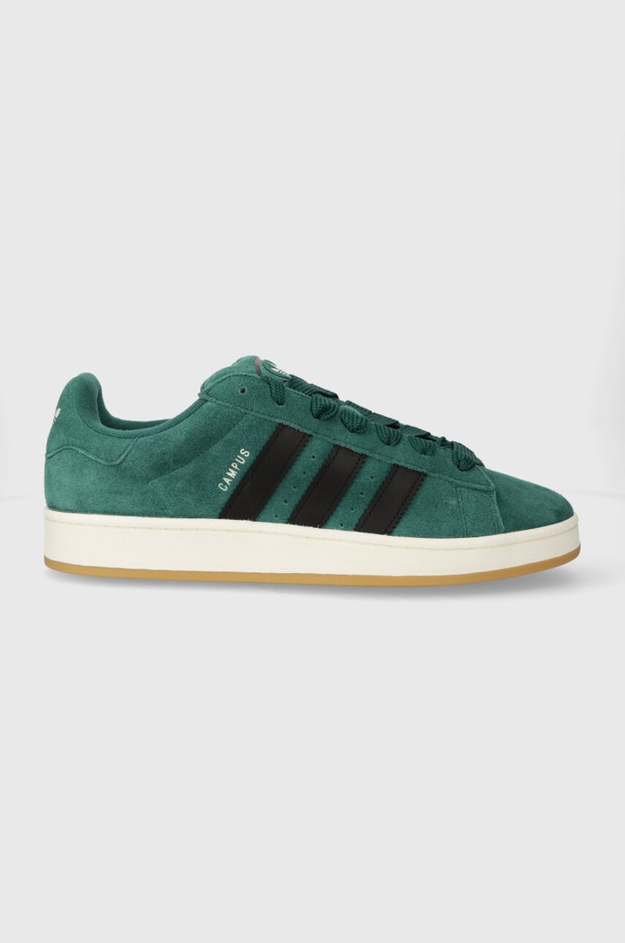 Tenisice od brušene kože adidas Originals Campus 00s niska zelena IF8763