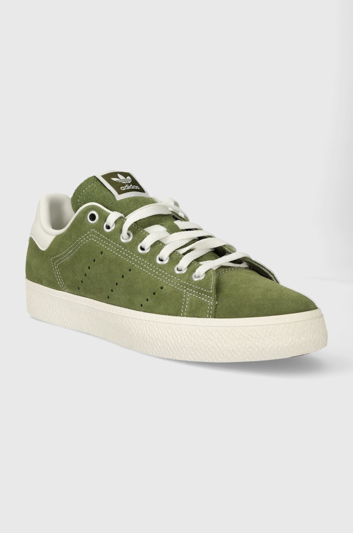 Замшевые кроссовки adidas Originals Stan Smith CS IF9324 зелёный SS24