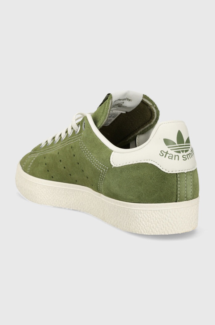 Обувь Замшевые кроссовки adidas Originals Stan Smith CS IF9324 зелёный