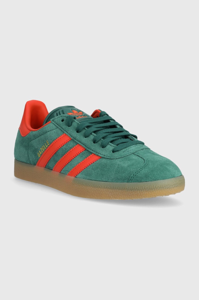 Tenisice od brušene kože adidas Originals Gazelle IG6200 zelena SS24