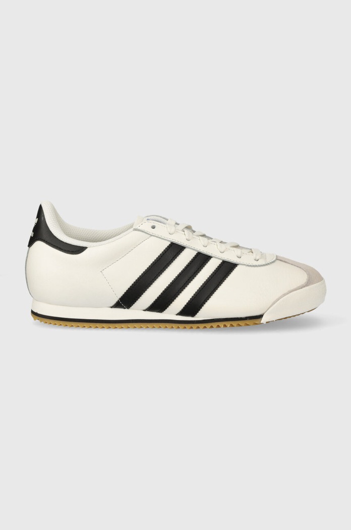 Tenisice adidas Originals Kick 74 brušena koža bijela IG8950