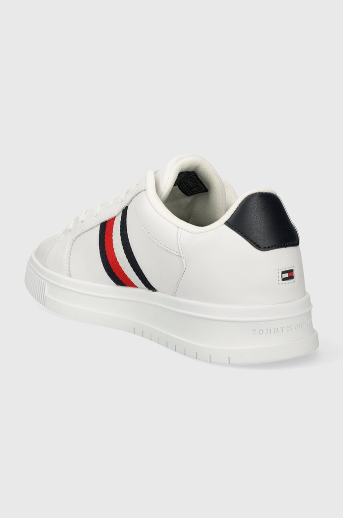 Obuća Kožne tenisice Tommy Hilfiger SUPERCUP LTH STRIPES ESS FM0FM04895 bijela